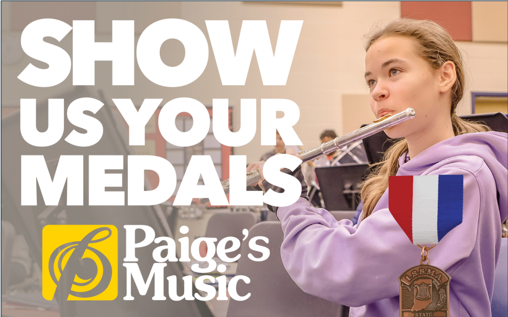 Save Big With Your ISSMA Medals! Paige's Music News about band and